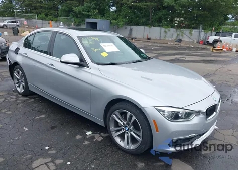 2017 BMW 330I из США, поврежденный, VIN WBA8B9G31HNU52441